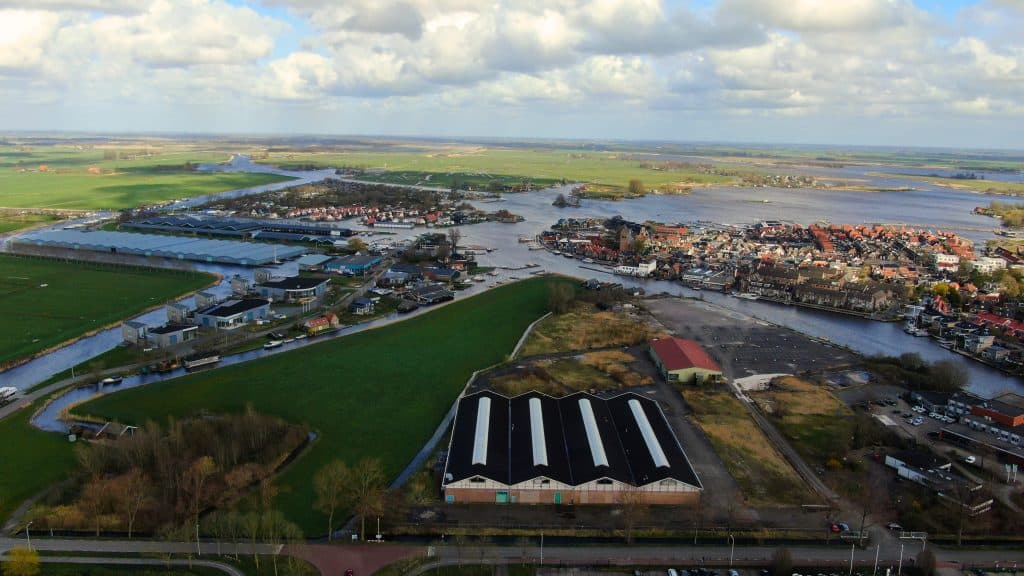 Halbertsma terrein Grou drone foto