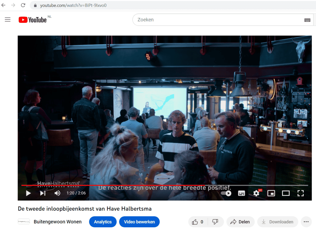 Thumbnail, youtube video Grou, nieuwbouwproject Have Halbertsma